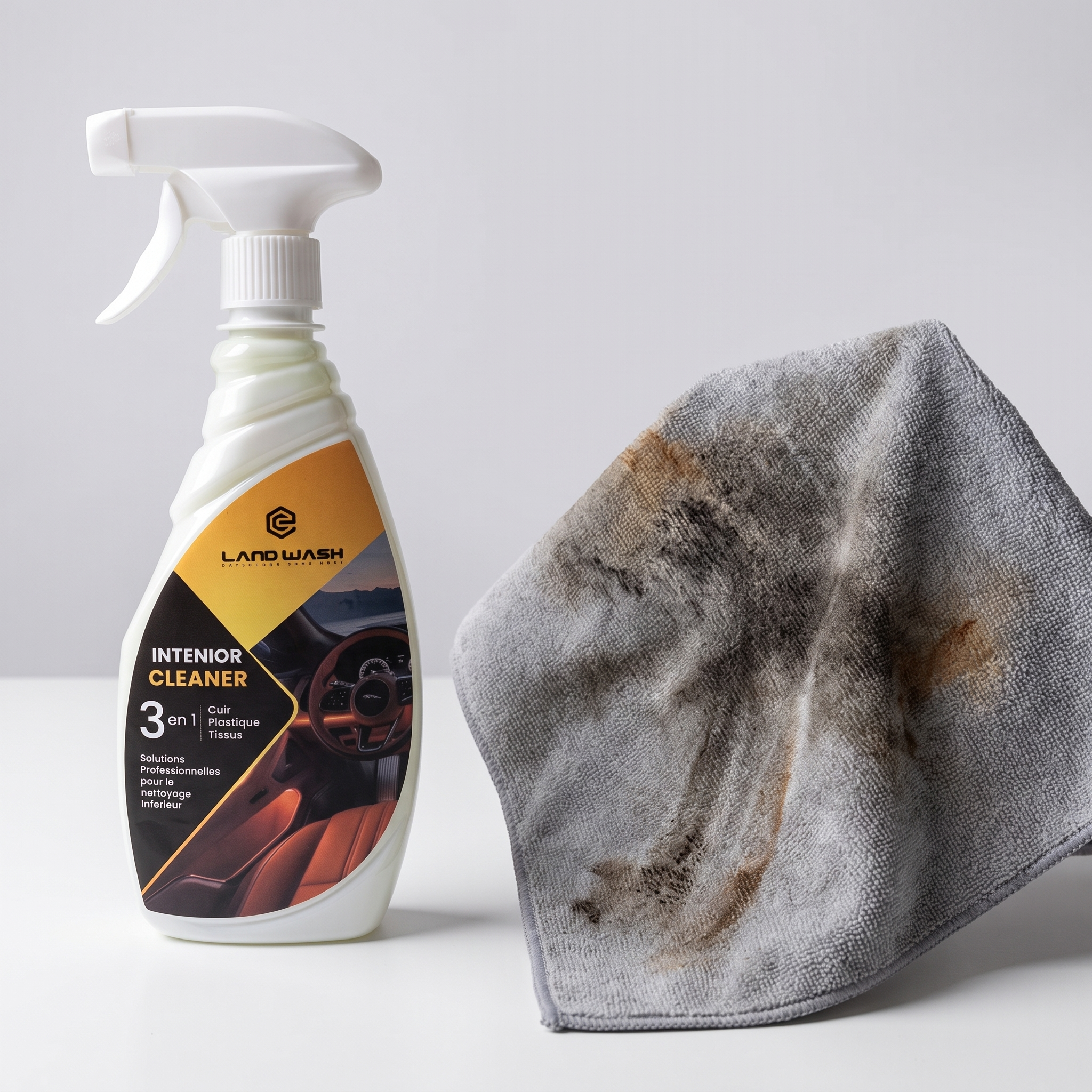 LANDWASH — Nettoyant Intérieur Auto 3 en 1 — 500 ml